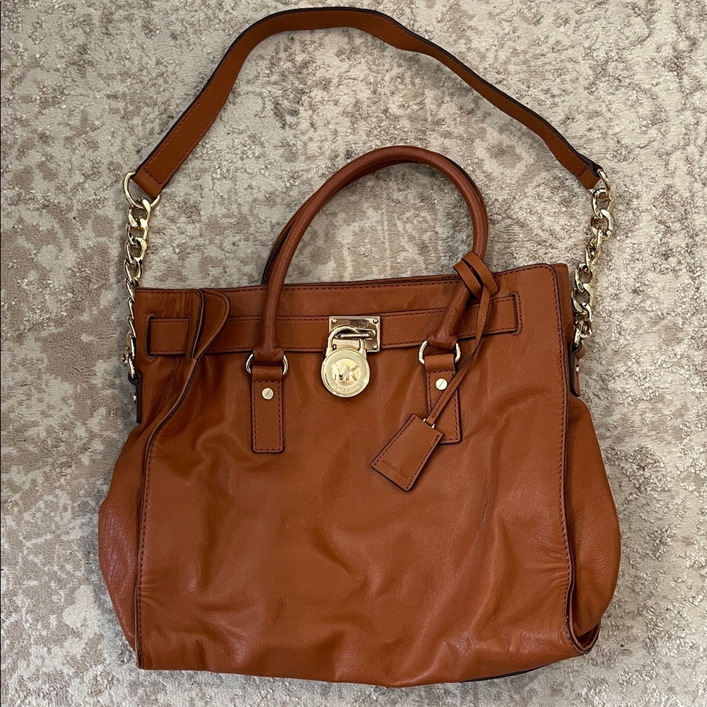 Michael Kors Brown Leather Handbag